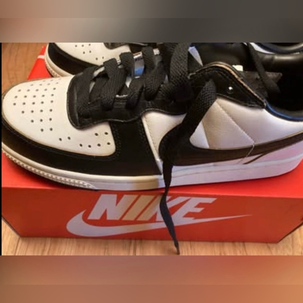 NIKE TERMINATOR LOW PRM Lowtop Black|white Men’s size 7 Womens size 8.5 - Picture 4 of 8
